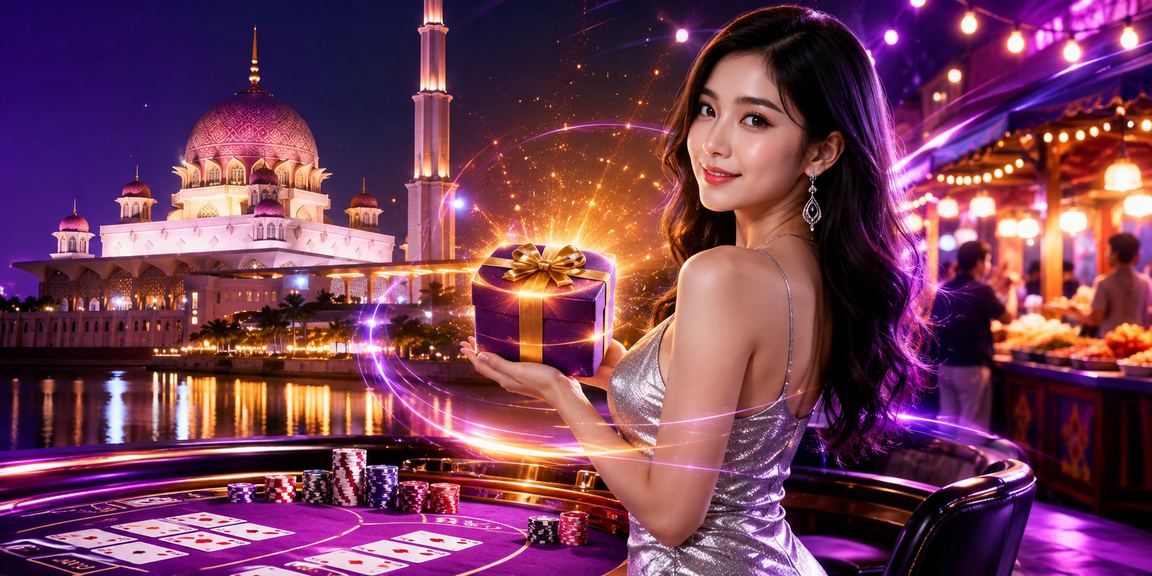 Meja baccarat gaya mewah Putrajaya suasana kasino langsung 53200